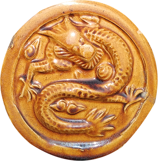 筒瓦花檐花纹图案