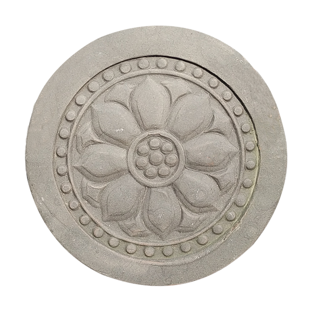 筒瓦花檐花纹图案