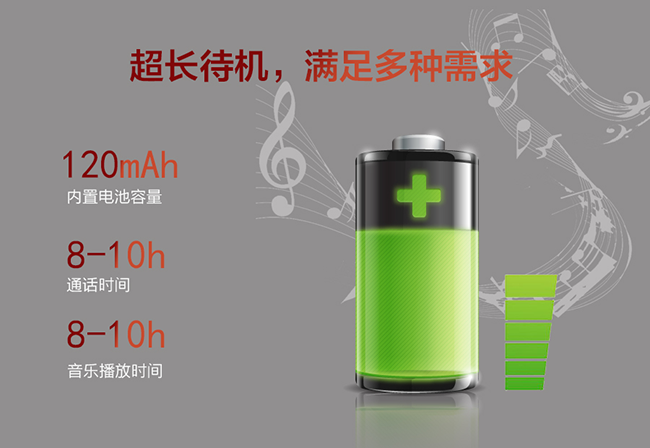 超长续航运动蓝牙耳机