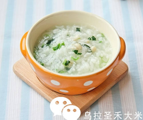 豆腐油菜粥_乌拉圣禾生态大米