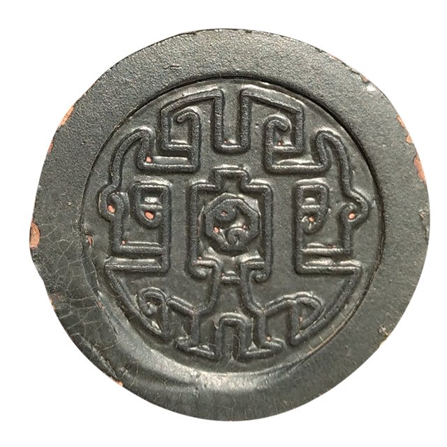 筒瓦花檐花纹图案