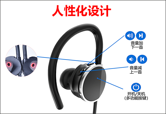 时尚运动蓝牙耳机