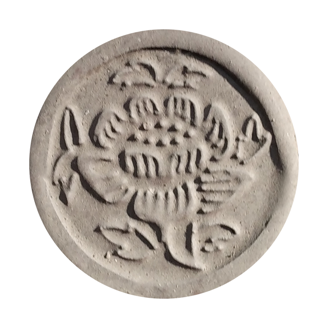 筒瓦花檐花纹图案