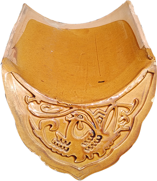 筒瓦花檐花纹图案